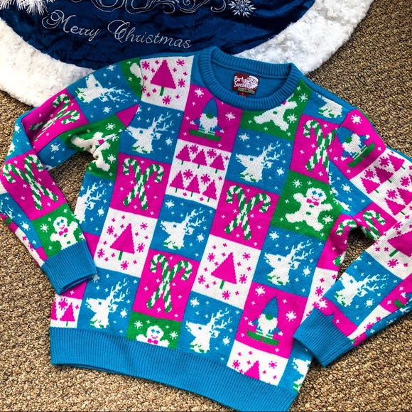 Sweaters | Neon Ugly Christmas Sweater 
